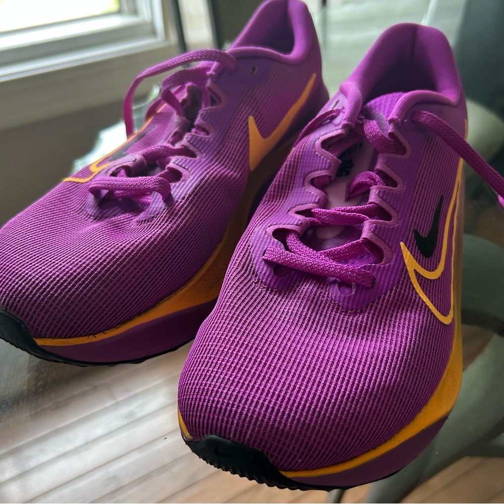 Nike Air Zoom Fly 5 purple/ Yellow Athletic Shoes Lightweight Performance Design